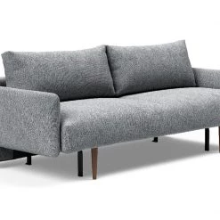 Innovation Modern Living Frode Dark Styletto Sofa Bed Upholstered Arms