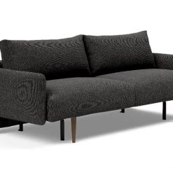 Innovation Modern Living Frode Dark Styletto Sofa Bed Upholstered Arms