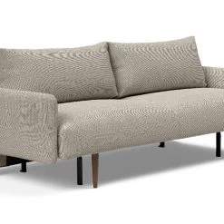 Innovation Modern Living Frode Dark Styletto Sofa Bed Upholstered Arms