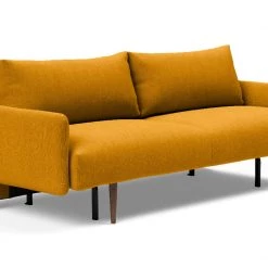 Innovation Modern Living Frode Dark Styletto Sofa Bed Upholstered Arms