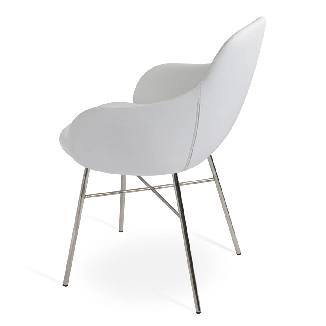 SohoConcept Gazel Arm Cross Chair Modern Dining 6 SohoConcept Gazel Arm Cross Chair Modern Dining