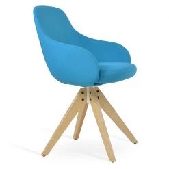 SohoConcept Modern Dining Gazel Arm Pyramid Swivel Dining Chair