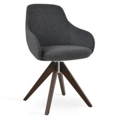 SohoConcept Modern Dining Gazel Arm Pyramid Swivel Dining Chair 14 SohoConcept Modern Dining Gazel Arm Pyramid Swivel Dining Chair