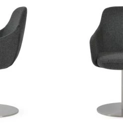 SohoConcept Gazel Arm Round Swivel Chair