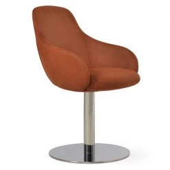 SohoConcept Gazel Arm Round Swivel Chair