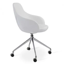 SohoConcept Gazel Arm Spider Swivel Chair With Caster Modern Office