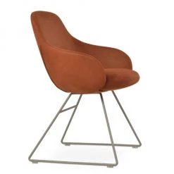 SohoConcept Modern Dining Gazel Arm Wire Chair