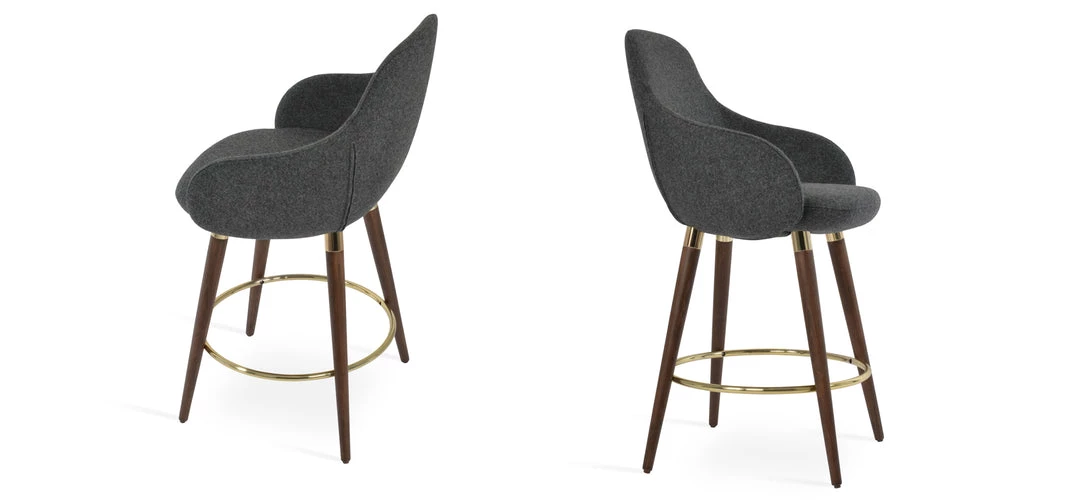 SohoConcept Gazel Arm Wood Stools 4 SohoConcept Gazel Arm Wood Stools