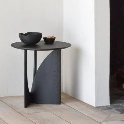 Ethnicraft Geometric Side Table Accent Tables 23 Ethnicraft Geometric Side Table Accent Tables