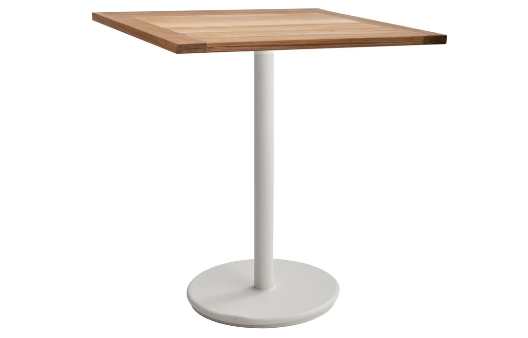 Cane-Line Go 28" Square Teak Cafe Table 7 Cane-Line Go 28" Square Teak Cafe Table