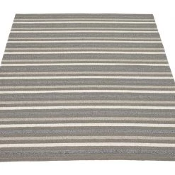 Pappelina Grace Charcoal Runner Rug