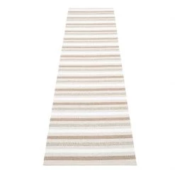 Pappelina Grace Fossil Grey Runner Rug