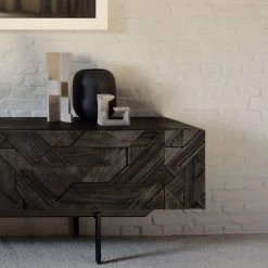 Ethnicraft Modern Dining Graphic Teak TV Cupboard