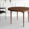 DK3 Groove Round Table With Fix Tabletop