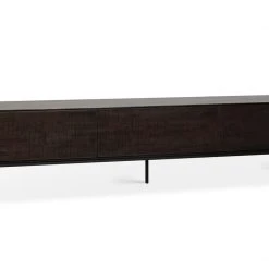 Ethnicraft Grooves Teak Varnished Black TV Cupboard Modern Dining 21 Ethnicraft Grooves Teak Varnished Black TV Cupboard Modern Dining