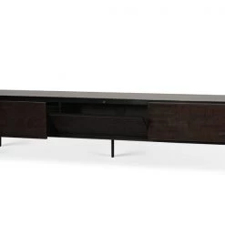 Ethnicraft Grooves Teak Varnished Black TV Cupboard Modern Dining 18 Ethnicraft Grooves Teak Varnished Black TV Cupboard Modern Dining