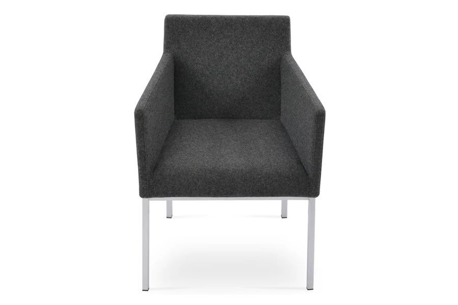 SohoConcept Modern Living Harput Chrome Arm Chair 7 SohoConcept Modern Living Harput Chrome Arm Chair