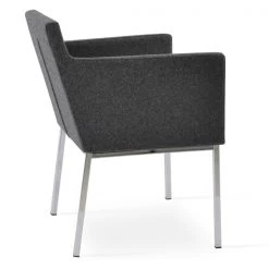 SohoConcept Modern Living Harput Chrome Arm Chair 25 SohoConcept Modern Living Harput Chrome Arm Chair