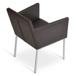 SohoConcept Modern Living Harput Chrome Arm Chair 30 SohoConcept Modern Living Harput Chrome Arm Chair