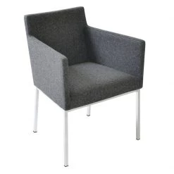 SohoConcept Modern Living Harput Chrome Arm Chair 33 SohoConcept Modern Living Harput Chrome Arm Chair