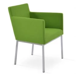 SohoConcept Modern Living Harput Chrome Arm Chair