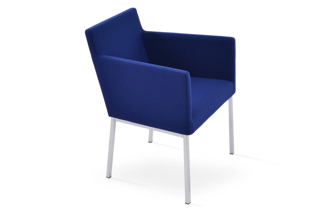 SohoConcept Modern Living Harput Chrome Arm Chair 20 SohoConcept Modern Living Harput Chrome Arm Chair