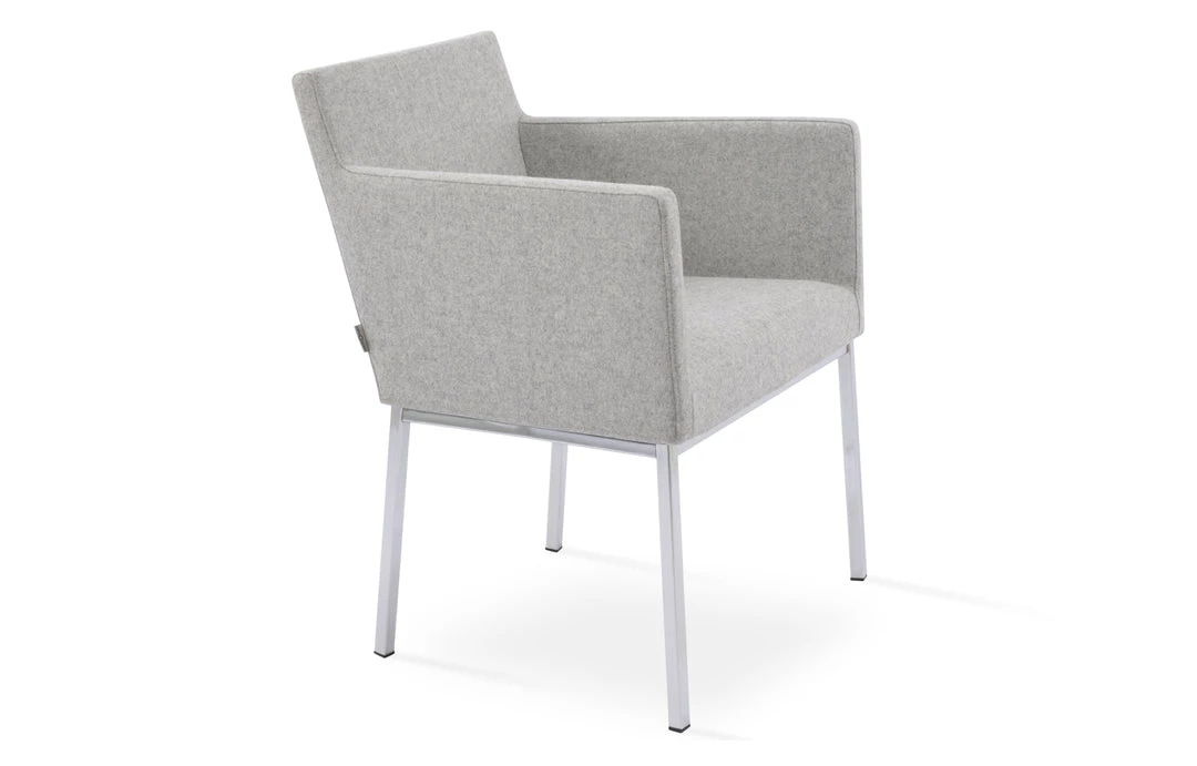 SohoConcept Modern Living Harput Chrome Arm Chair 17 SohoConcept Modern Living Harput Chrome Arm Chair