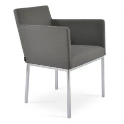 SohoConcept Modern Living Harput Chrome Arm Chair 31 SohoConcept Modern Living Harput Chrome Arm Chair