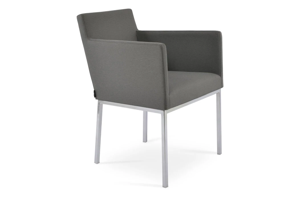 SohoConcept Modern Living Harput Chrome Arm Chair 14 SohoConcept Modern Living Harput Chrome Arm Chair
