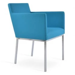 SohoConcept Modern Living Harput Chrome Arm Chair 32 SohoConcept Modern Living Harput Chrome Arm Chair