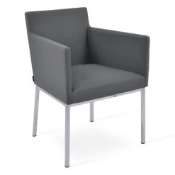 SohoConcept Modern Living Harput Chrome Arm Chair 29 SohoConcept Modern Living Harput Chrome Arm Chair