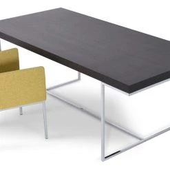 SohoConcept Modern Living Harput Chrome Arm Chair