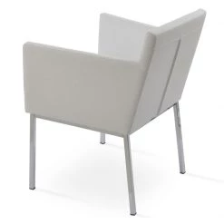 SohoConcept Modern Living Harput Chrome Arm Chair 28 SohoConcept Modern Living Harput Chrome Arm Chair
