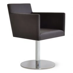 SohoConcept Harput Round Swivel Arm Chair
