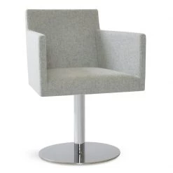 SohoConcept Harput Round Swivel Arm Chair