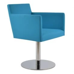 SohoConcept Harput Round Swivel Arm Chair