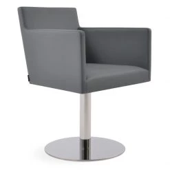SohoConcept Harput Round Swivel Arm Chair