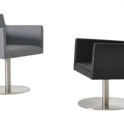 SohoConcept Harput Round Swivel Arm Chair