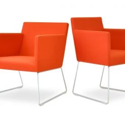 SohoConcept Harput Sled Wire Arm Chair