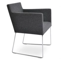 SohoConcept Harput Sled Wire Arm Chair