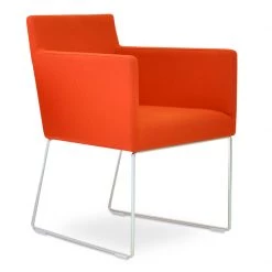 SohoConcept Harput Sled Wire Arm Chair