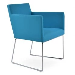 SohoConcept Harput Sled Wire Arm Chair