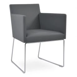 SohoConcept Harput Sled Wire Arm Chair