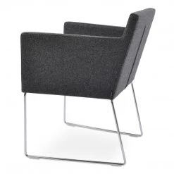 SohoConcept Harput Sled Wire Arm Chair