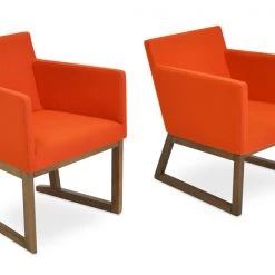 SohoConcept Harput Sled Wood Arm Chair