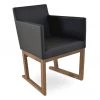 SohoConcept Harput Sled Wood Arm Chair