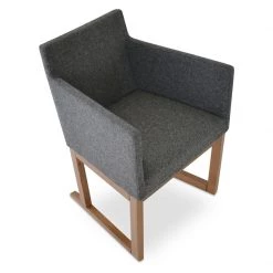SohoConcept Harput Sled Wood Arm Chair