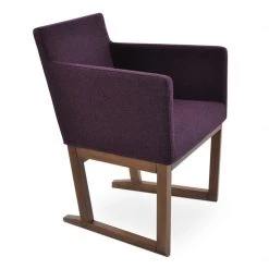 SohoConcept Harput Sled Wood Arm Chair