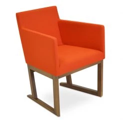 SohoConcept Harput Sled Wood Arm Chair