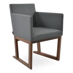 SohoConcept Harput Sled Wood Arm Chair